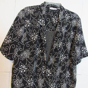 Womens Alfred Dunner Size 14 Button Down Blouse With Attached Tank